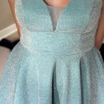 Hoco Dress Size 12 Blue Photo 1