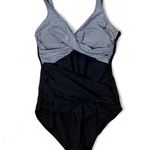 Swismivo Smismivo Swimsuit SzL OnePiece Tummy Control Slimming Criss Cross Trendy Modest Photo 1