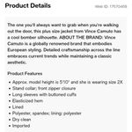 Vince Camuto NEW  White Bomber Jacket Photo 7