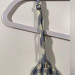 Indigo Rising Gingham Tank Top with Adjustable Straps Size Medium Periwinkle Blue Photo 2