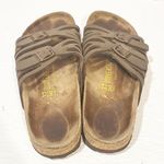 Birkenstock  Grenada Softbed Leather Womens 6 Brown Suede Sandals with Buckles Photo 3