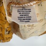 Floral Mustard Dress Yellow Size XL Photo 4