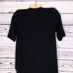 Capote NWT Size M Black w/ Ribbed Trim Bamboo Jersey Jennie Knit Top Shirt Size M Photo 4