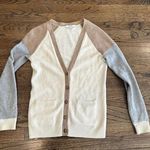Madewell Colorblock Journal Merino Wool Button Down Cardigan Sweater XS G0777 Photo 1