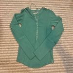 Free People We The Free Green Henley Photo 1