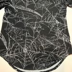 LuLaRoe Halloween Black Spider Web Tshirt  Classic Tee SZ S Short Sleeve Grunge Photo 2