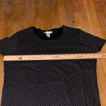 Rebecca Malone  Woman Black and White Dotted Tee‎ Photo 4