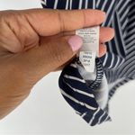 Athleta Offshore Tankini Navy Stripe Sleeveless Fitted Cage Back Swim Tank XS Photo 11