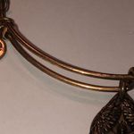 ALEX AND ANI  Aged Gold Tone Guardian of Peace Angel Charm Bangle Bracelet Photo 6