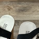 Michael Kors  Black Suede Cork Wedge Sandals Size 6M Women’s Photo 6