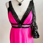 secret treasures Vintage Pink Lace Babydoll Top Romantic Fairycore Y2K 2000s‎ Coquette XL Photo 0