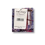 Free People  L Radiate Pullover Sweater Rainbow Fringe Striped Boho Artsy NWT Photo 7