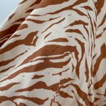 Noisy May  Animal Print Button Up Tiered Shift Dress Women's Size Large Photo 6