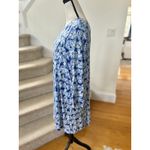 Lilly Pulitzer Ophelia Get Trunky Blue Ikat Elephant Open Back Shift Dress Photo 3