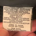 Sebby Collection  faux fur vest.  NWT Small Black Sweater back with hook 70’s Photo 5