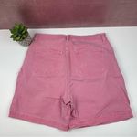 Gloria Vanderbilt  Solid Pink Denim Jean Shorts Women Size 12 Photo 4