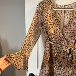 The Impeccable Pig Cheetah Print Wrap Dress Photo 2