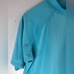Lands' End XXL Women's Rashguard Top in Turquoise Blue Photo 2