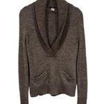 J.Crew  Alpaca Blend Plunge V-Neck Long Sleeve Sweater Capsule Cozy Cabincore S Photo 0