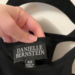 We Wore What  Danielle Bernstein Black Ribbed Tank Bodysuit Photo 1