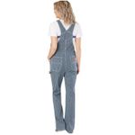Dickies Women's Hickory Striped Denim Overalls 1X Blue White Carpenter Photo 2
