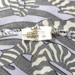 Animal Zebra Print Cotton Blend Paperbag Elastic Waist Shorts in Purple Size undefined Photo 5