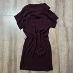 A Byer Vintage Y2k A. Byer Maroon Burgundy Turtleneck Sweater Dress Womens Large Photo 3
