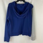 Tommy Hilfiger  Sport Navy Pink & Gray Colorblock Patchwork Hoodie Pockets Sz XL Photo 6