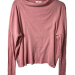 Lucky Brand  pink rib knit‎ top women’s medium Photo 0