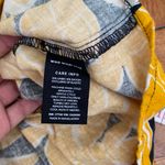 Who What Wear Peplum Linen Ruffle Sleeveless Gathered Back Top Size Small Photo 5