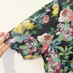 Johnny Was  Zahava Tie Neck Midi Dress Floral Tassel Size Small S NWT Photo 5