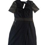 Antonio Melani NWT- Luxury Corinne Black Leather Dress Pockets Size 2 Photo 0