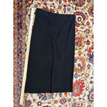 Ralph Lauren  Black Knit Pencil Skirt 100% Cotton Women’s Size M Mid-Length Photo 5
