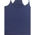 Vuori New  Azure Heather Spaghetti Strap Ribbed Tank Women size Large Photo 1