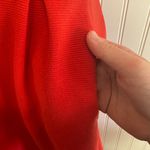 Madewell  Screen Play Ponte Dress Cap Sleeve, Red Orange size 4 O13 Photo 5