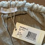 Ramy Brook  Tilda strapless tube top cover gold lurex and crochet hem, XS, NWT Photo 2