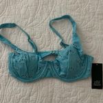 Wild Fable Baby blue clam cutout bikini top  Photo 0