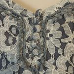 Ryu  Women’s Grey Cream Lace & Tulle Mini dresses sz Small Photo 4