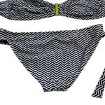 Xhilaration Womens Bikini Swimsuit Set Neon Accents Chevron Size XL Top M c Bott Photo 4