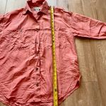 Jonathan Martin  Women's 100% Silk Coral Blouse Top Shirt Size S Photo 4