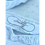 Heart of Sun Eyelet Bikini Top & Low Rise Bikini Bottom Swimset Set White S Photo 5