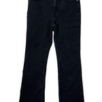 Madewell Womens Cali Demi Boot Jeans in Starkey Wash Cropped Black Size 25 Photo 2