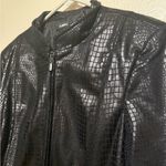 Elementz Elements Black Faux Snake Skin Jacket Photo 3