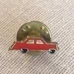 Vintage Little Red Car Pin Photo 0