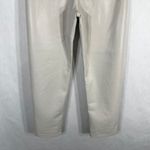 Wilfred  Size 10 Faux Leather Pants‎ White Straight Solid High Rise Flawed 1692 Photo 8