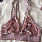 PINK - Victoria's Secret Pink Velvet Bralette Photo 0