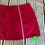 Faded Glory ‎ Cargo Mini Skirt sz 8 Med Cotton Utility Red Y2K Hipster Trendy 90s Photo 4