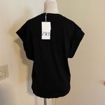 ZARA French Sleeve T-shirt Short Sleeve Tops Photo 12