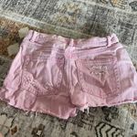 Simple Society Pink Jean Shorts Photo 1