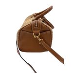 Eric Javits Brown & Woven Textured Crossbody Handbag Photo 3